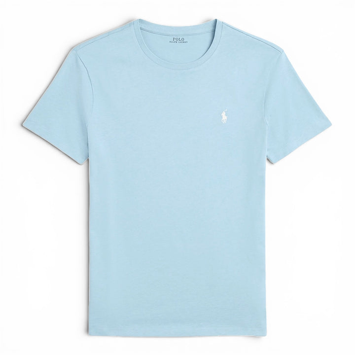 Ralph Lauren Slim Fit Custom Baby Blue T-shirt