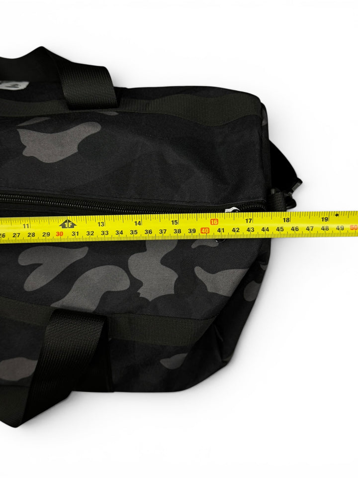 BAPE Black Camo Travel Duffle Bag With Cross Body Strap brand new