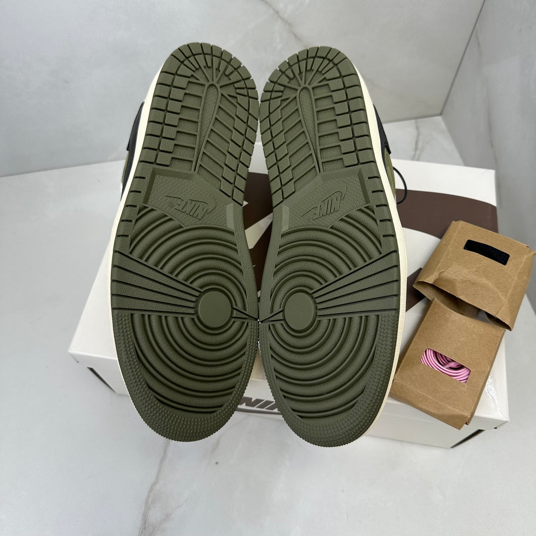 Jordan 1 Low Travis Scott Medium Olive (Brand New) 12UK