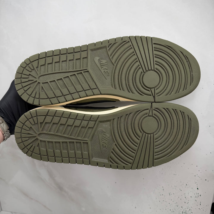 Jordan 1 Low Travis Scott Medium Olive 12UK (2696)