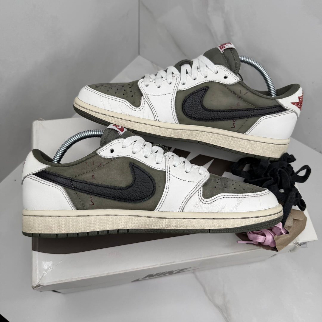 Jordan 1 Low Travis Scott Medium Olive 7UK (2199)