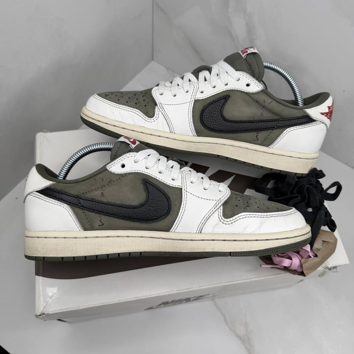 Jordan 1 Low Travis Scott Medium Olive 7UK (2199)