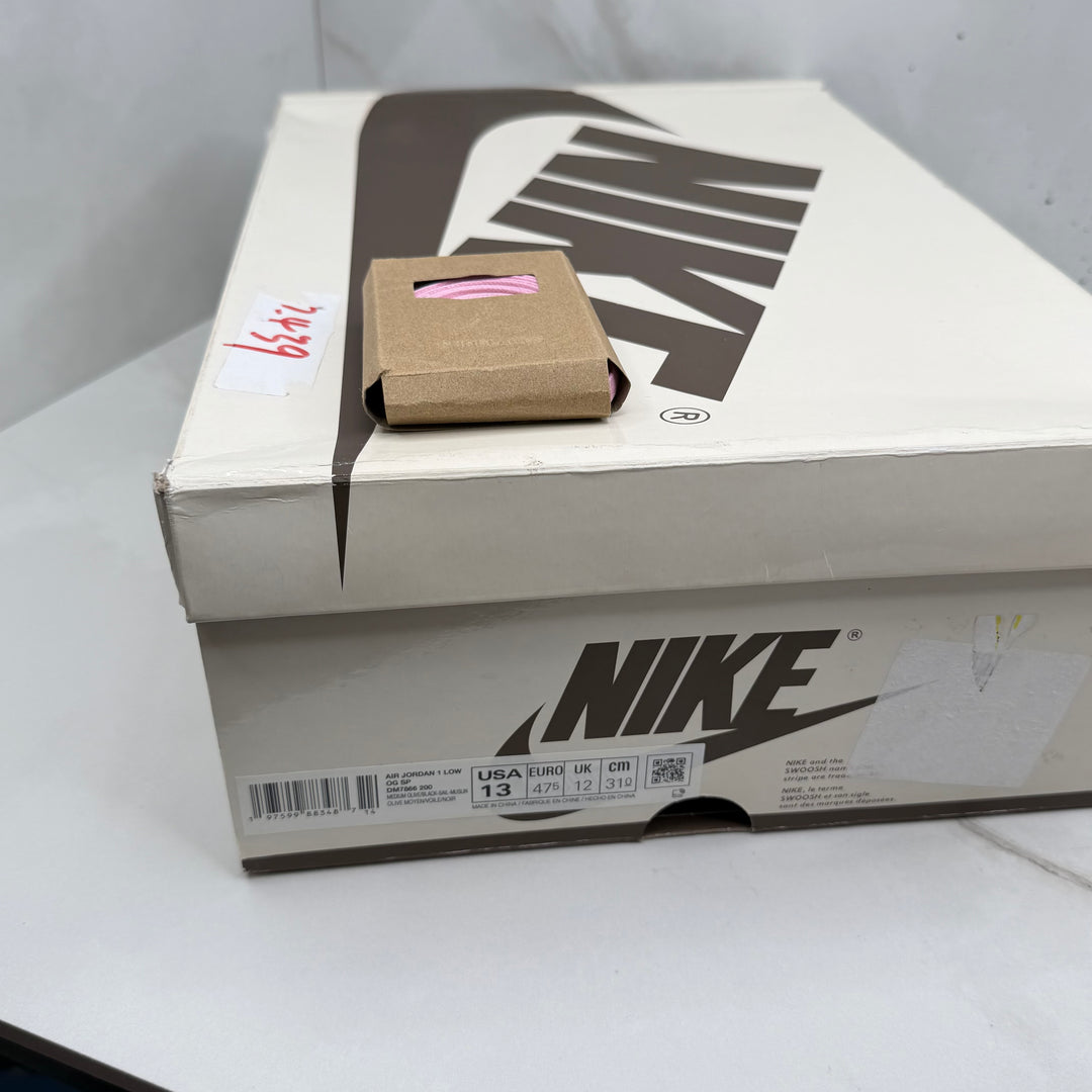 Jordan 1 Low Travis Scott Medium Olive 12UK