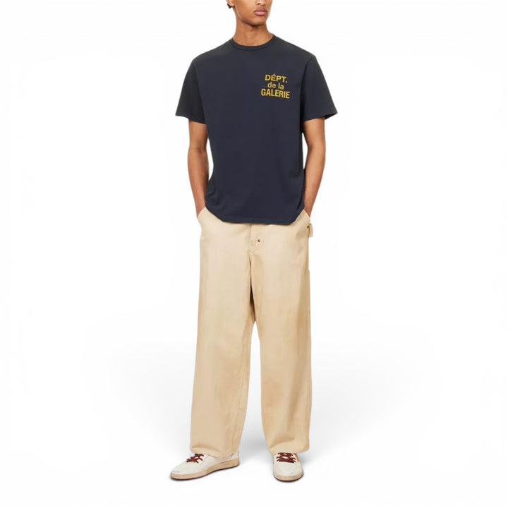 Gallery Dept. French Navy & Yellow T-Shirt
