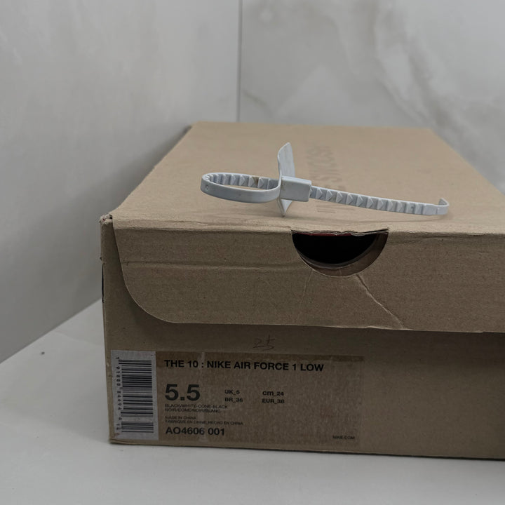 Nike Air Force 1 Off White Black 5UK (2560)