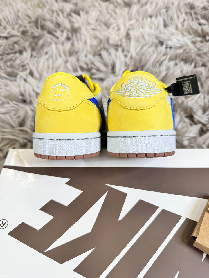 Jordan 1 Low Travis Scott Canary 4UK