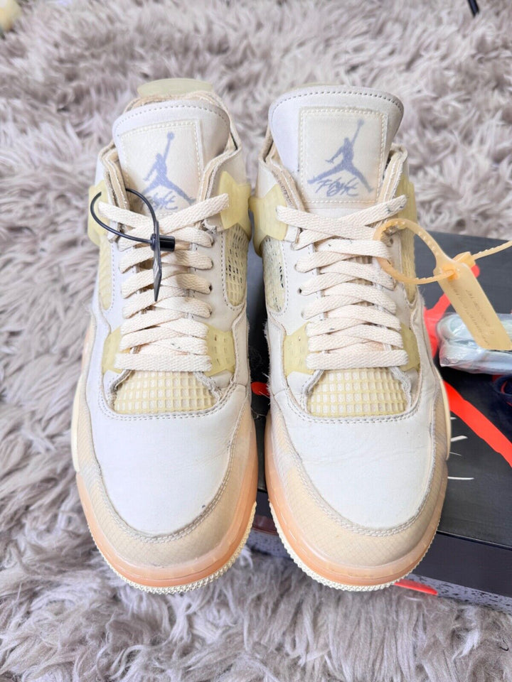 Jordan 4 Retro Off White Sail 9.5UK