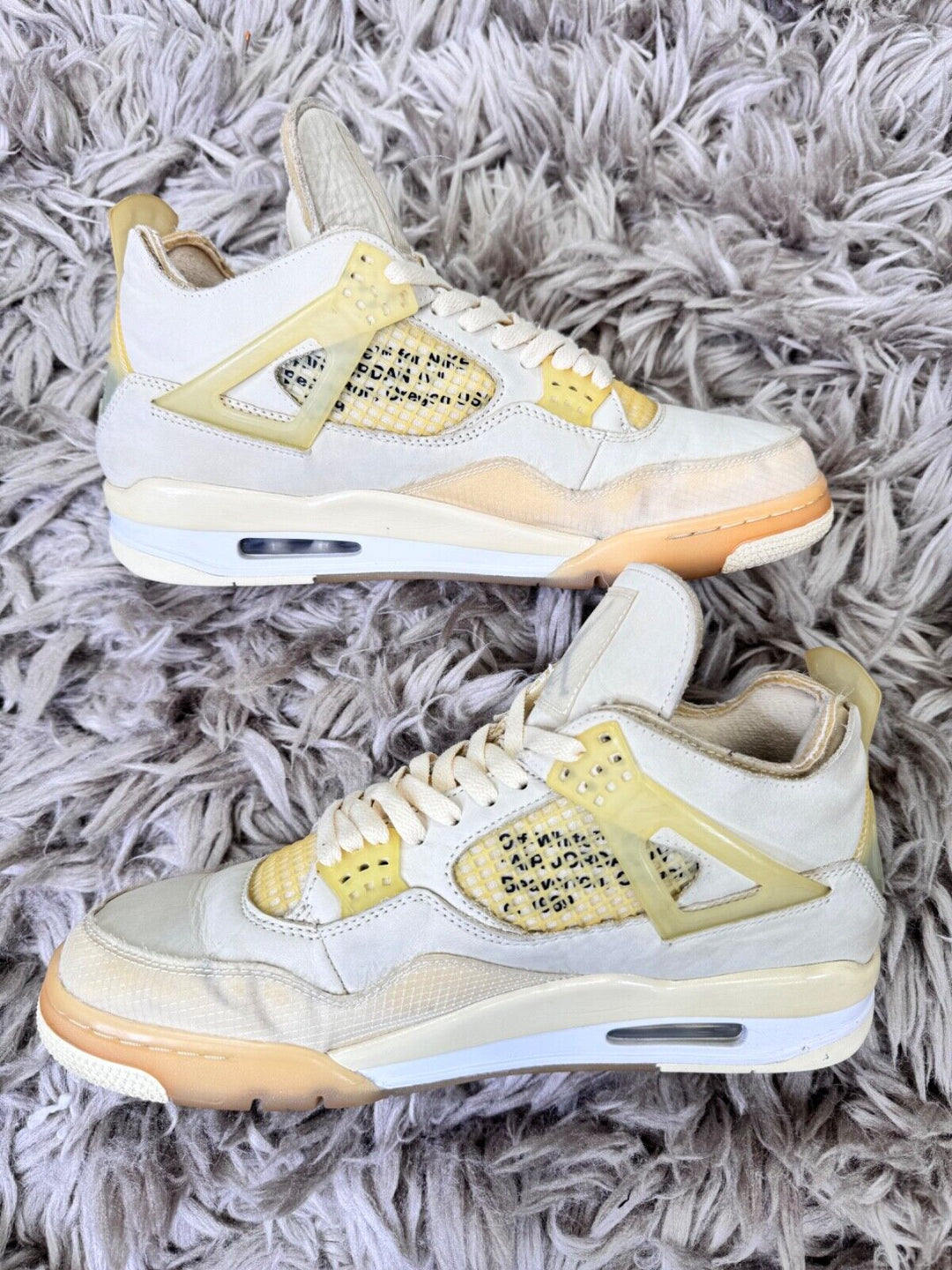 Jordan 4 Retro Off White Sail 10UK