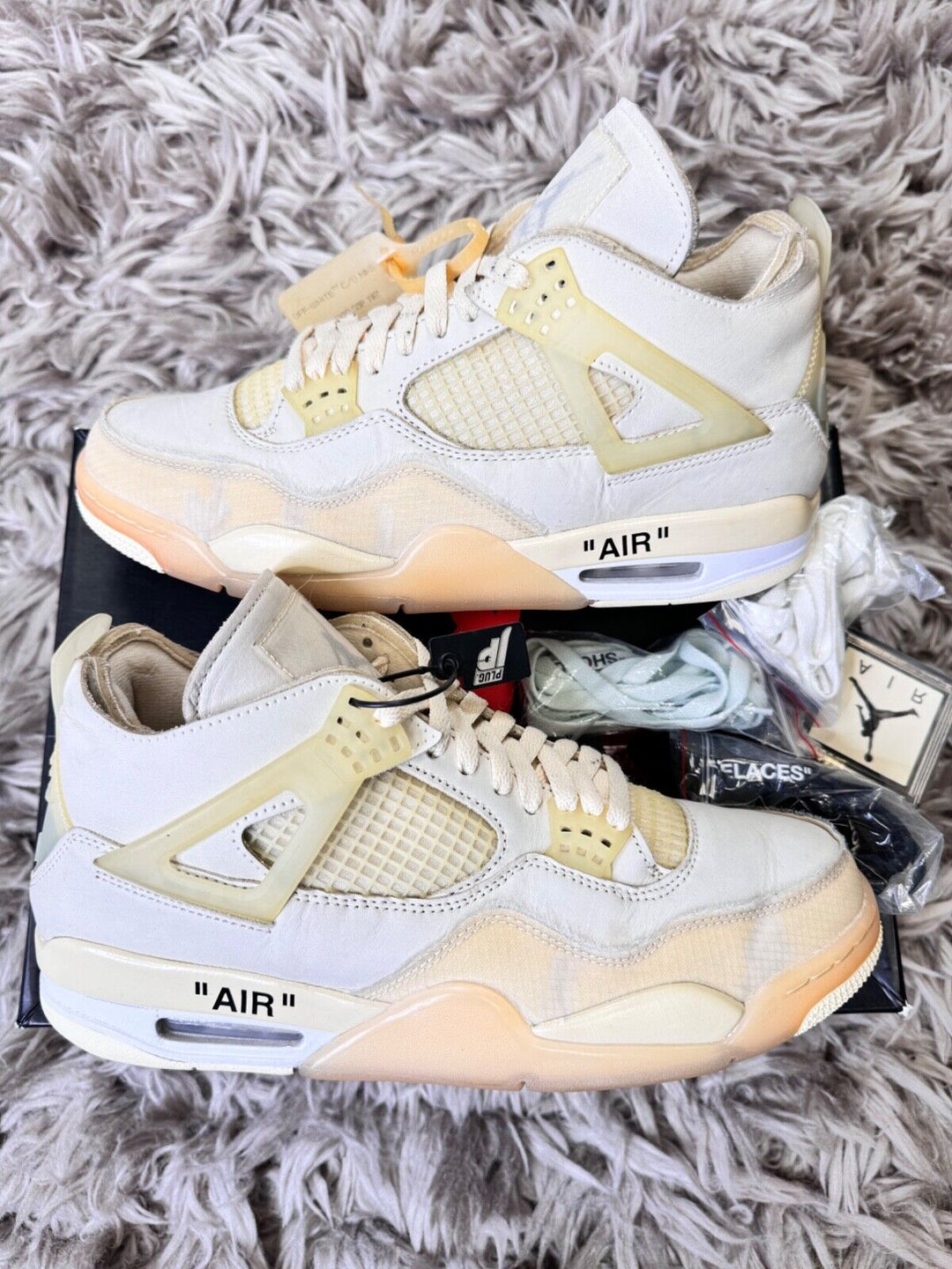 Jordan 4 Retro Off White Sail 9.5UK