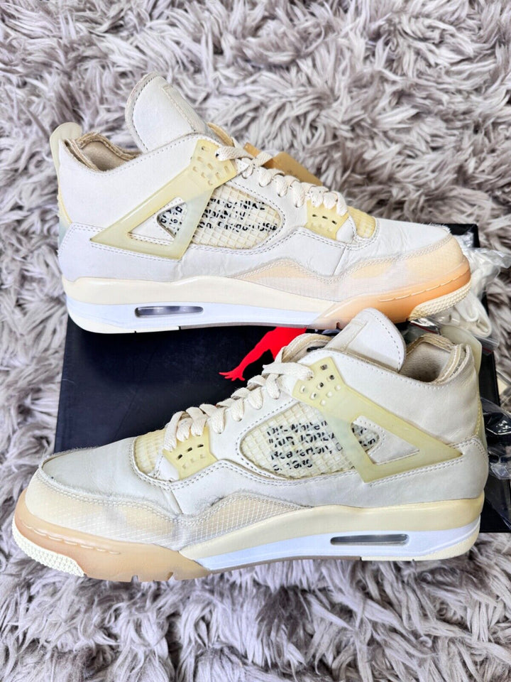 Jordan 4 Retro Off White Sail 9.5UK