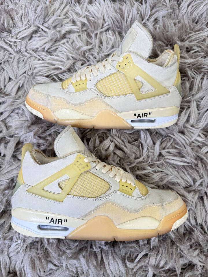 Jordan 4 Retro Off White Sail 10UK